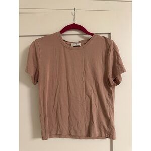 Aritzia Babaton Everyday T-Shirt in Fawn Pink